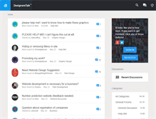 Tablet Screenshot of designerstalk.com